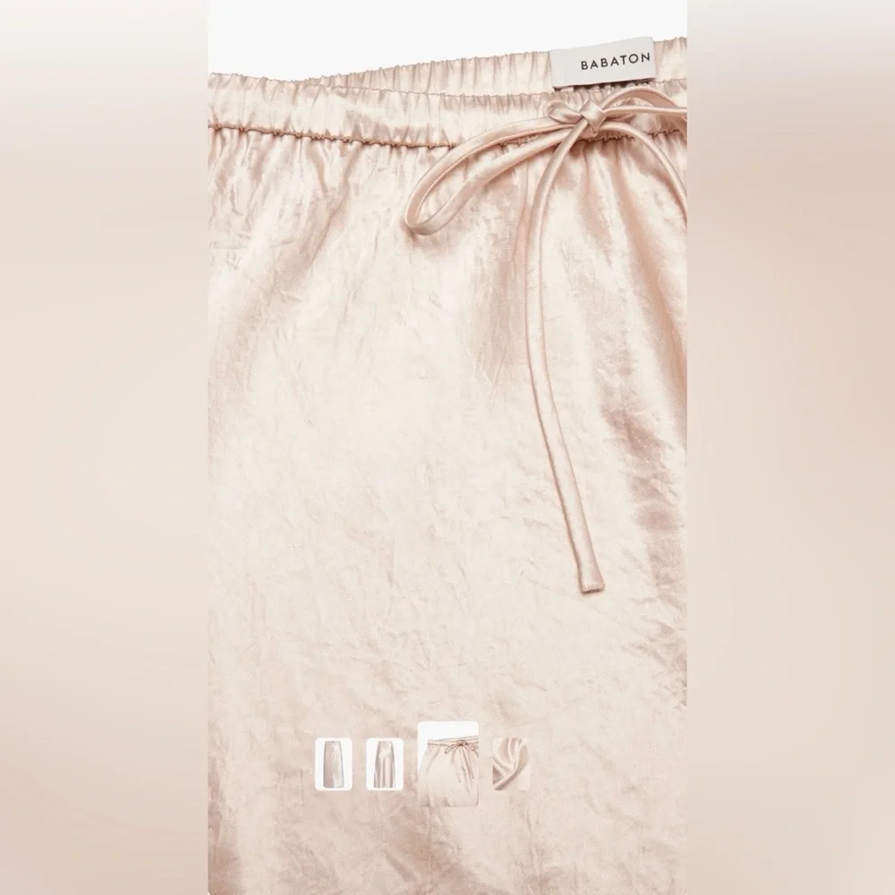 Babaton Artizia Skyscraper satin skirt - Picture 5 of 6